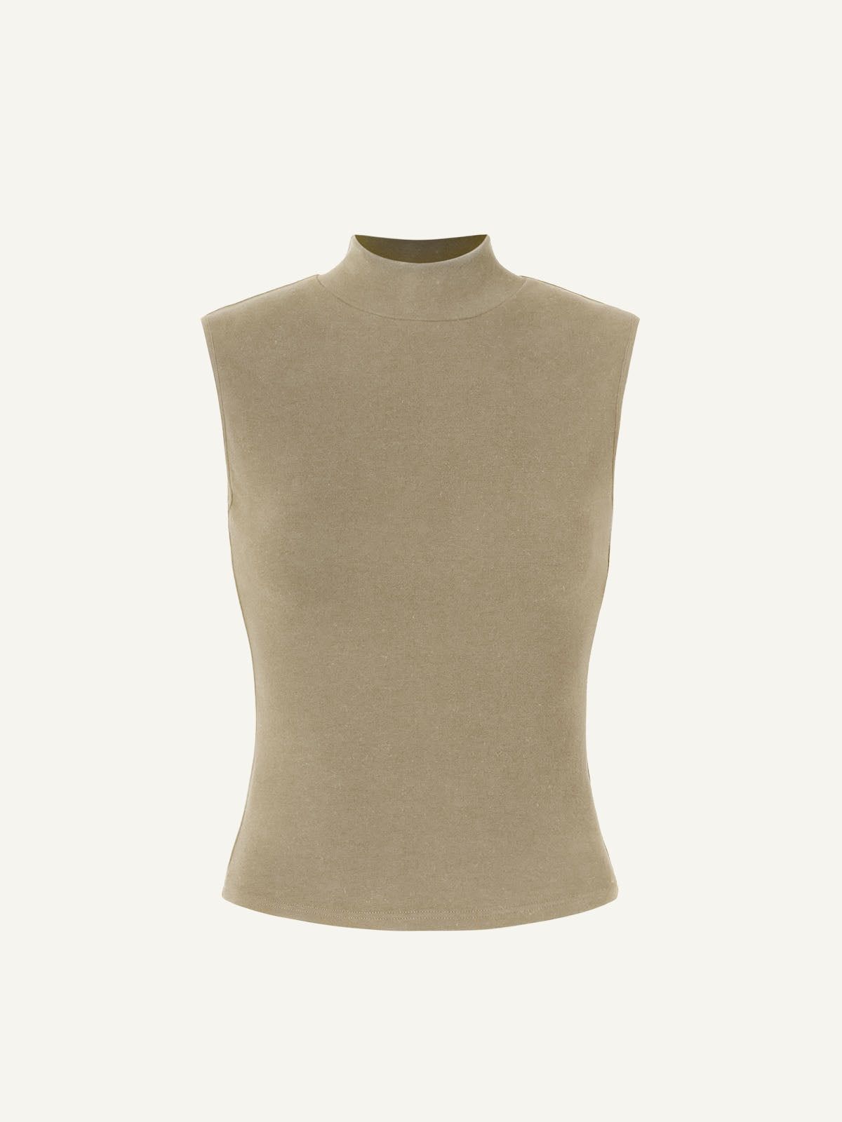 Eco-Mousse® Brushed Mock Neck Everyday Tank Top sold by ogl move product image thumbnail 11