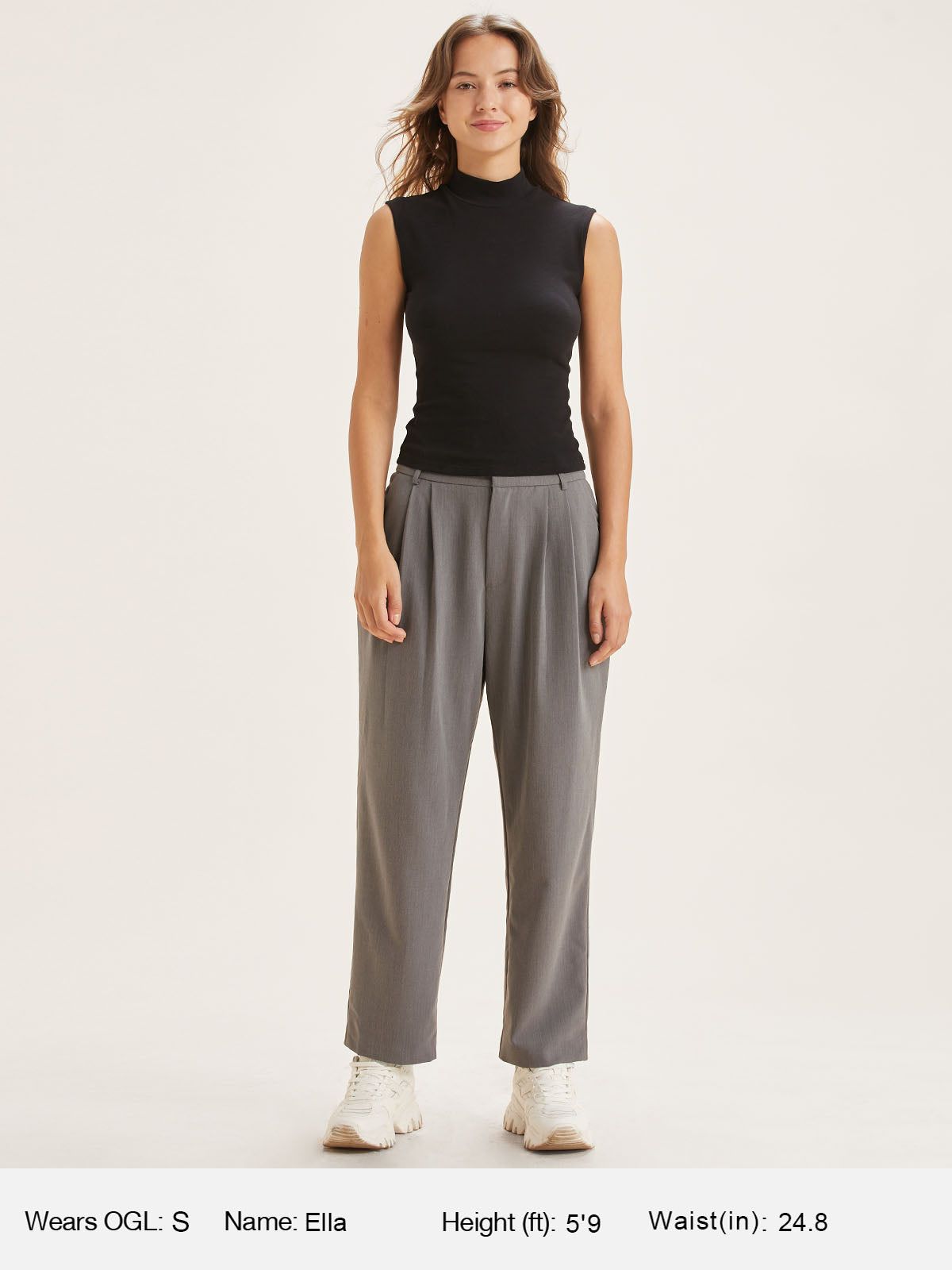 Eco-Mousse® Brushed Mock Neck Everyday Tank Top sold by ogl move product image thumbnail 3