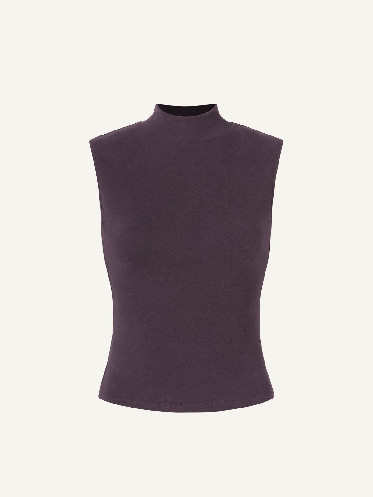 Eco-Mousse® Brushed Mock Neck Everyday Tank Top sold by ogl move product image thumbnail 10