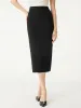 Pull-On Midi Pencil Skirt sold by ogl move