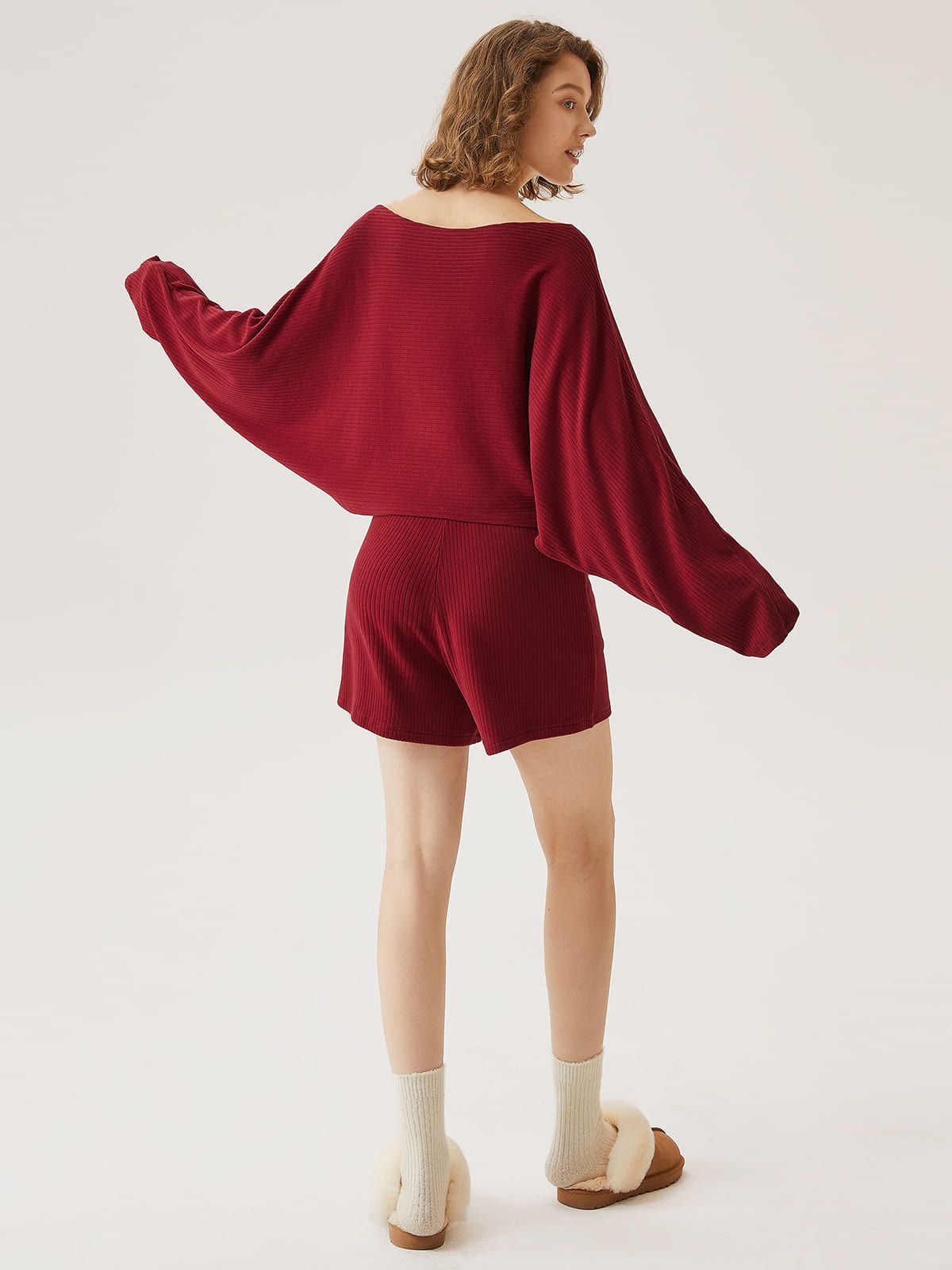 Wide Rib Relaxing Boatneck Top sold by ogl move product image thumbnail 4