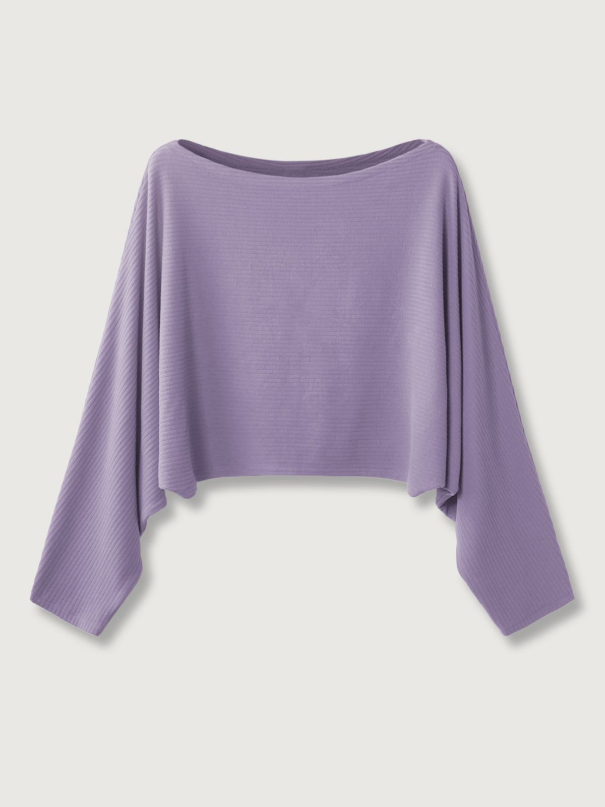 Wide Rib Relaxing Boatneck Top sold by ogl move