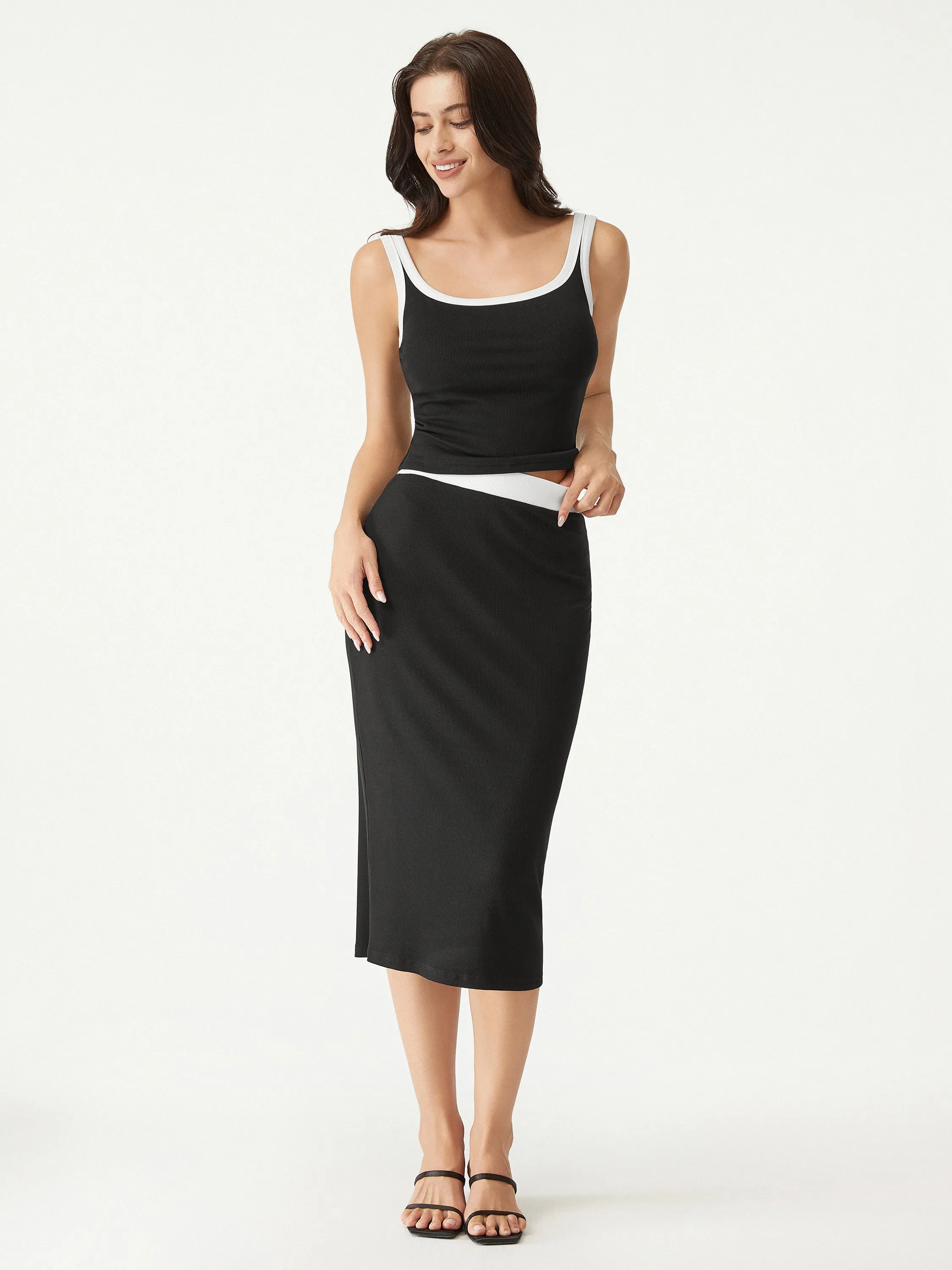 Contrast Rib Brami Tank sold by ogl move product image thumbnail 3