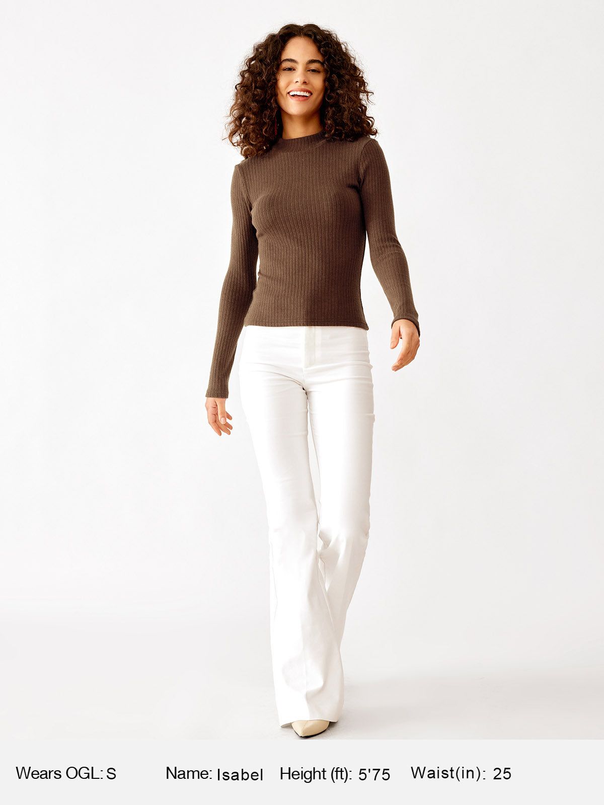 Cashmere-Like Thermal Mock Neck Top-Hip Length sold by ogl move product image thumbnail 8