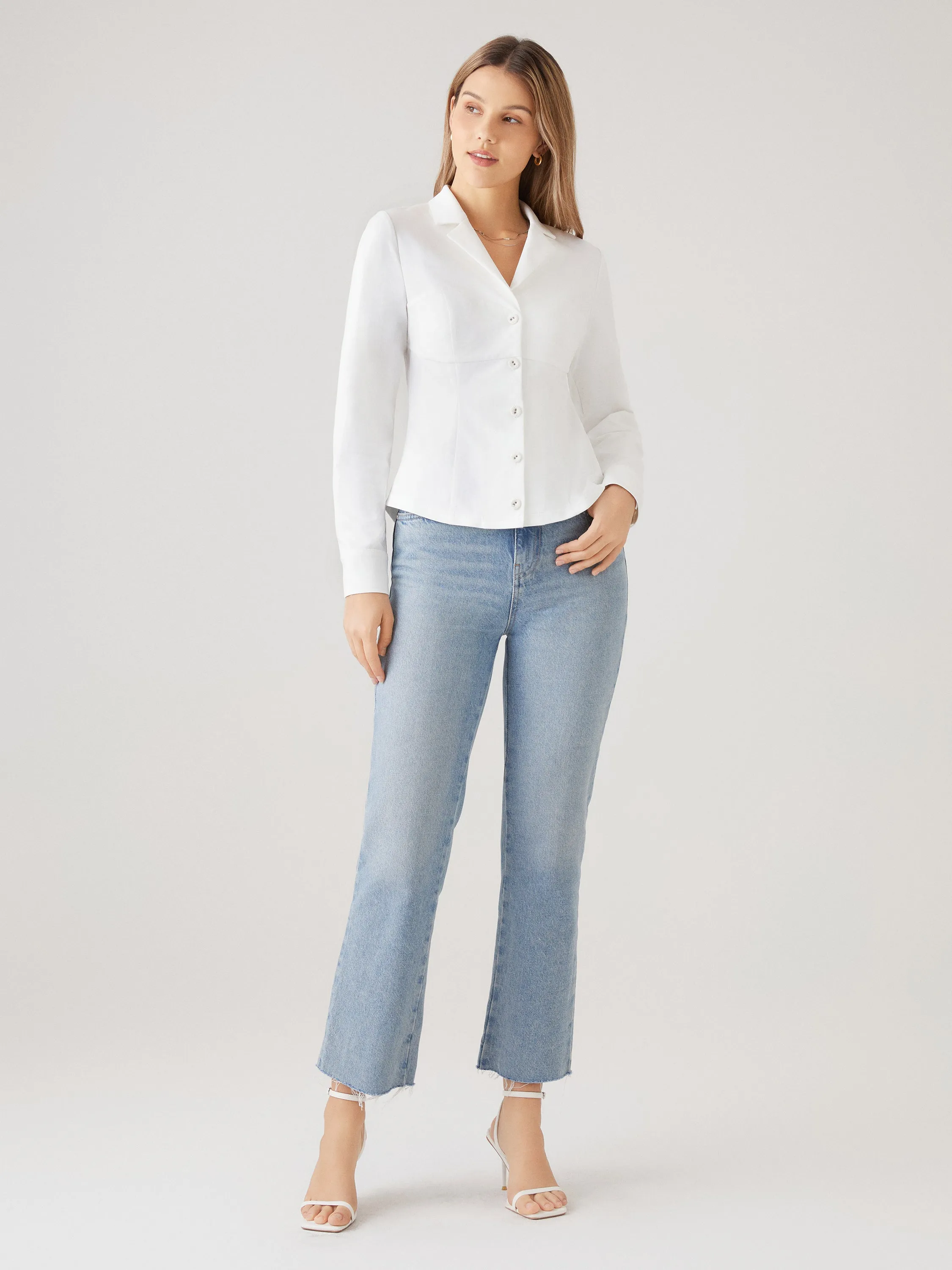 Bustier Button-Down Shirt sold by ogl move product image thumbnail 2