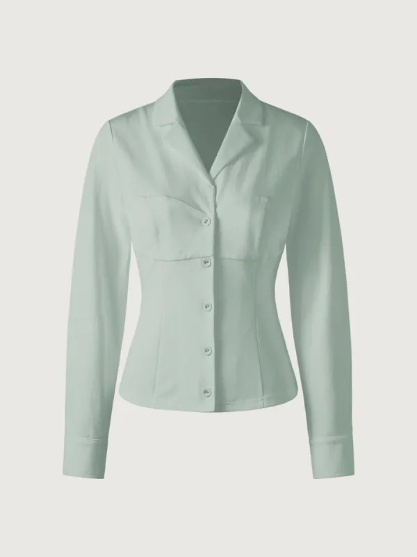 Bustier Button-Down Shirt sold by ogl move