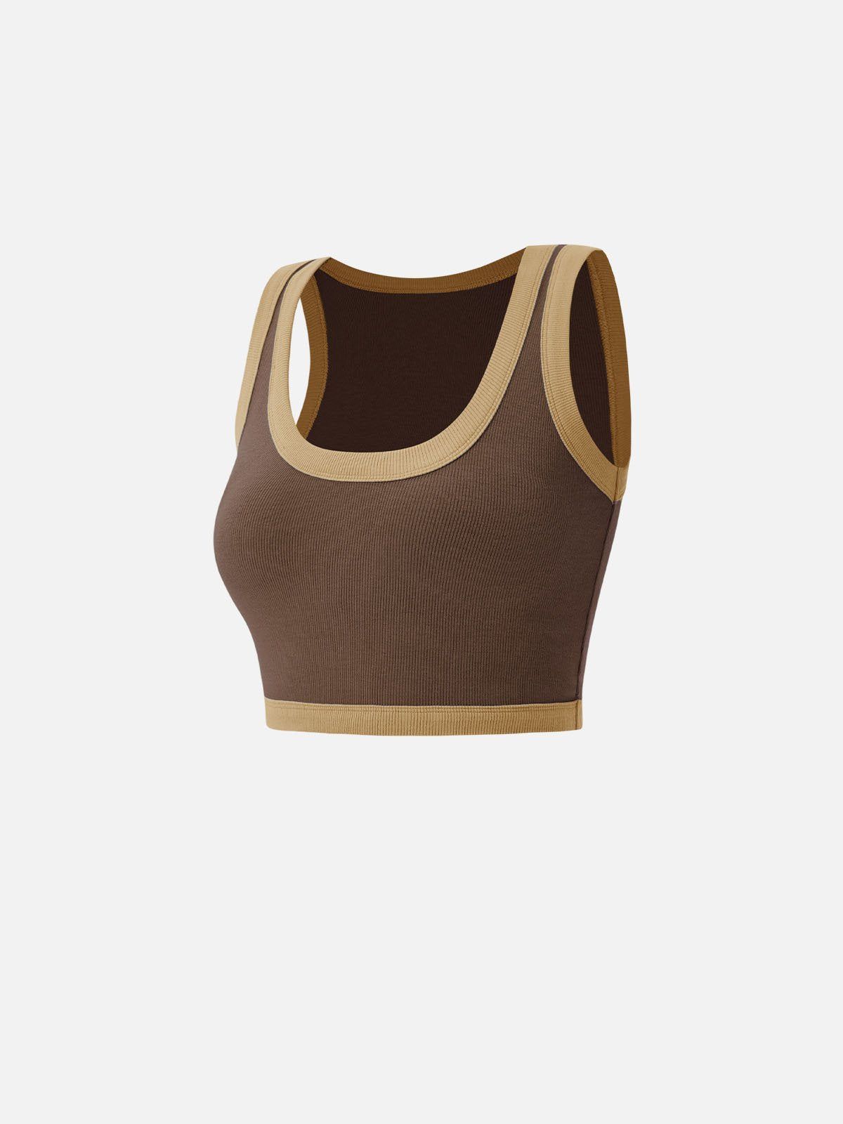 Plantive™ Scoop All-Over Rib Crop Tank sold by ogl move product image thumbnail 10