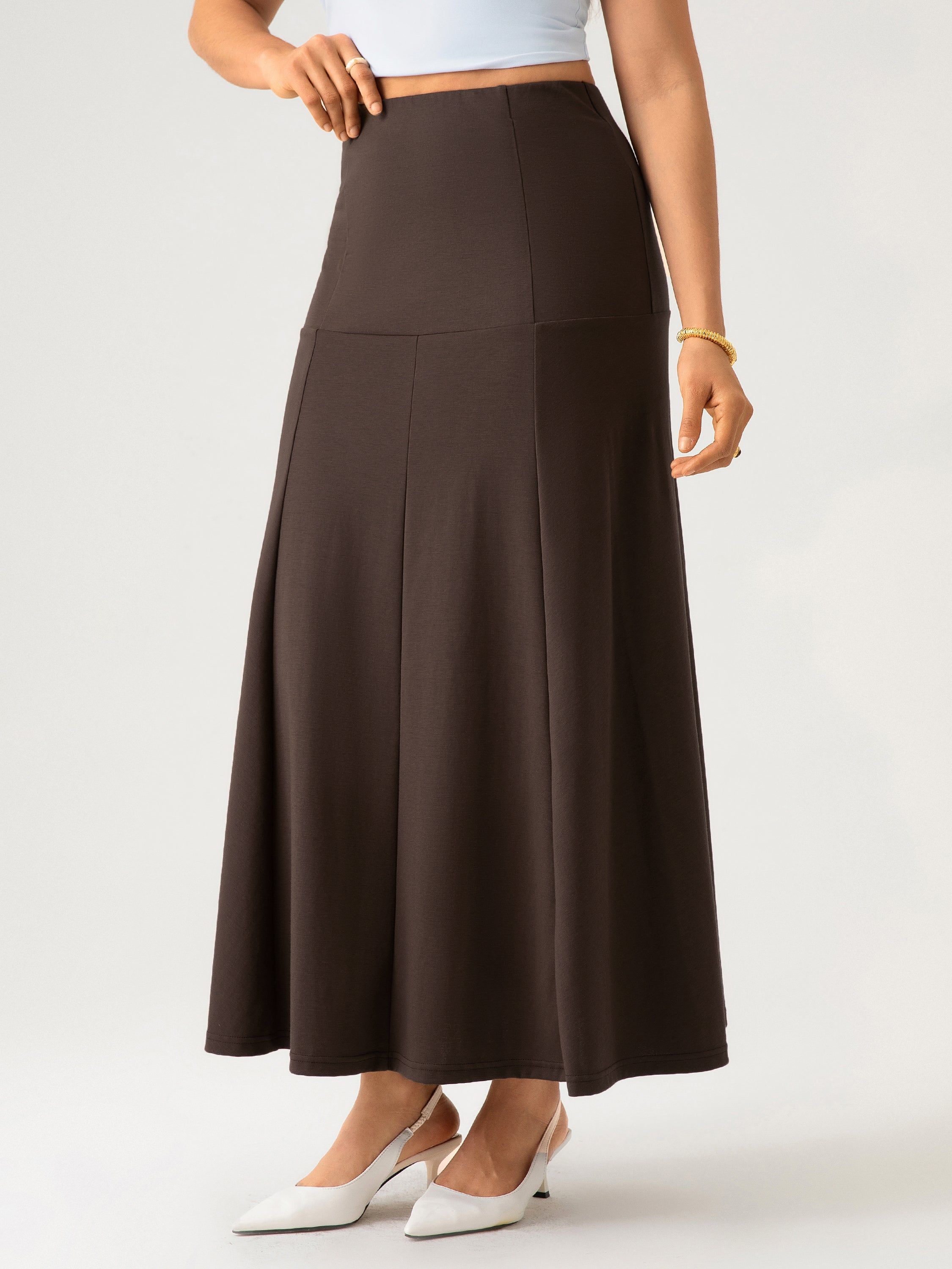 Panelled Maxi Skirt sold by ogl move product image thumbnail 4