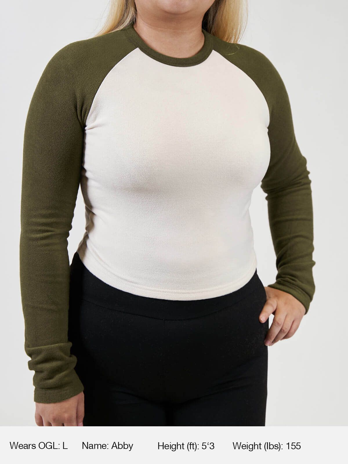 Eco-Mousse® Thermal Raglan Contrast Sleeve Top 2Pcs Set sold by ogl move product image thumbnail 5