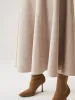 Wool-like Flared Maxi Skirt sold by ogl move
