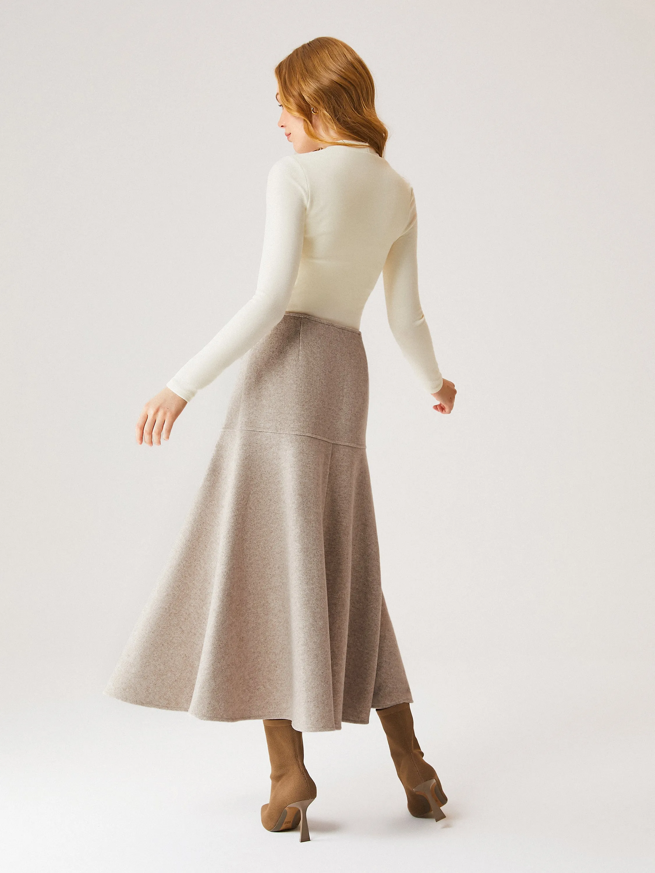 FuzzLuxe Flared Maxi Skirt sold by OGLmove product image thumbnail 5