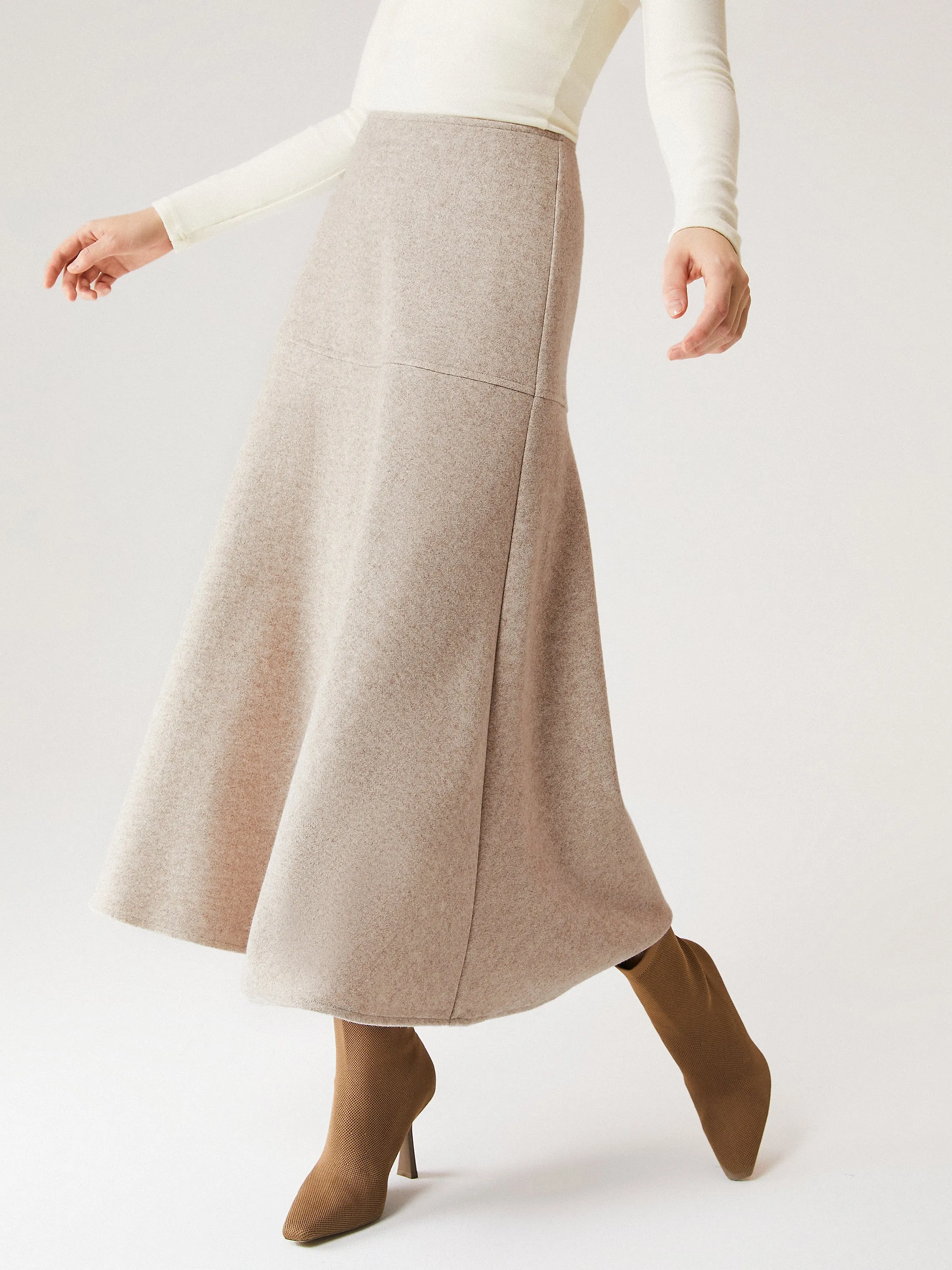 FuzzLuxe Flared Maxi Skirt sold by OGLmove product image thumbnail 4