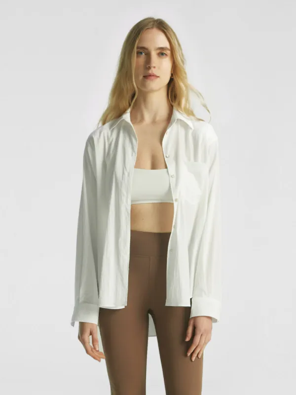 Lightweight Summer Cooling Button-Up Shirt sold by ogl move