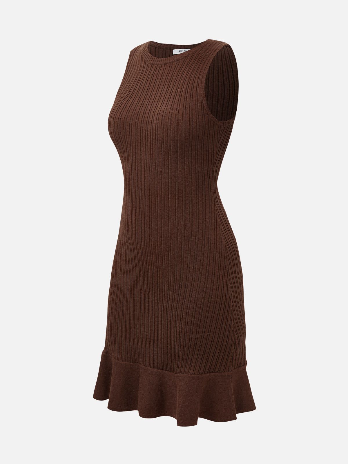 Ruffled midi Wool Knit Sweater Dress sold by ogl move product image thumbnail 6