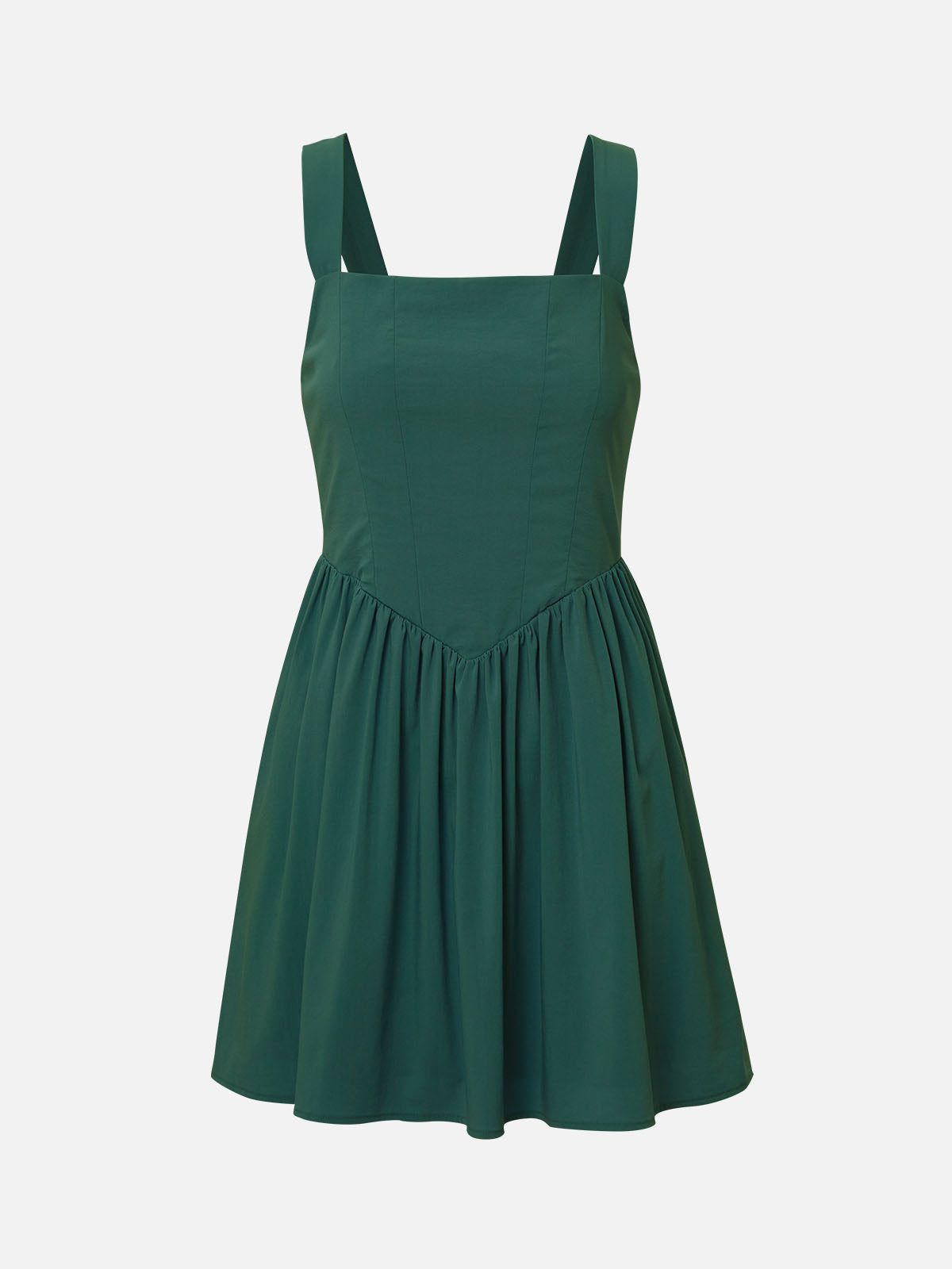 Corset-Inspired Lace-Up Back Mini Dress sold by ogl move product image thumbnail 7