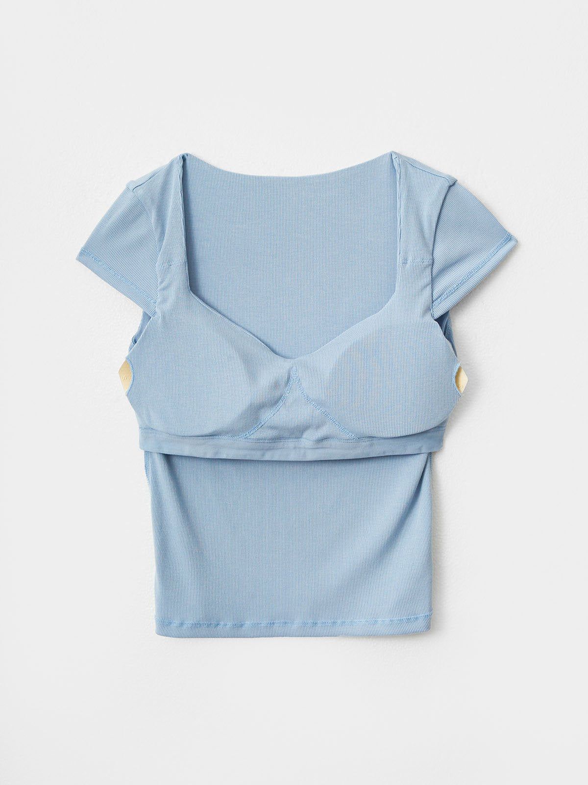 Sweetheart Short Sleeve Brami Top sold by ogl move product image thumbnail 3