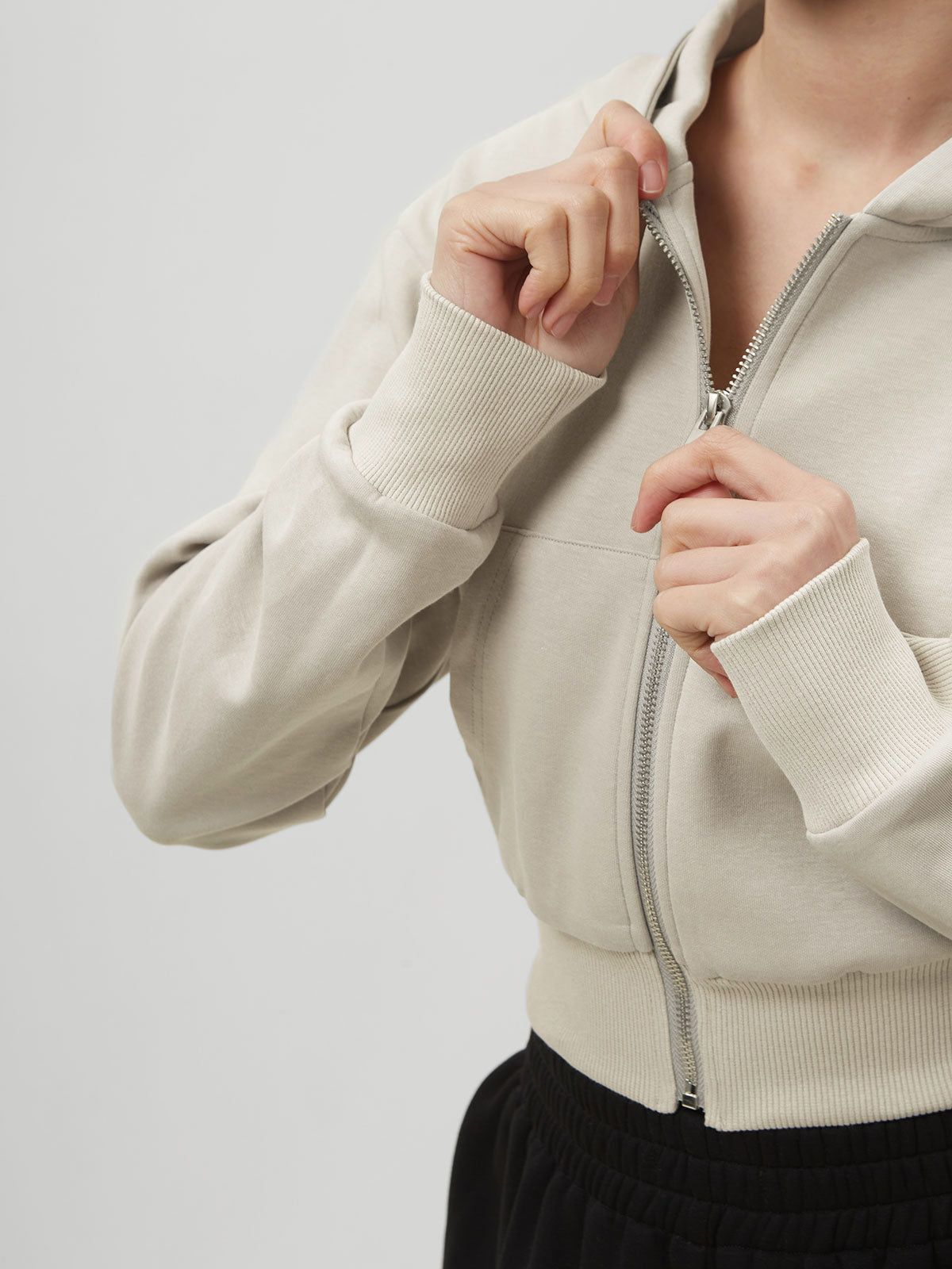 Cozy Kanga Pocket Zip Hoodie sold by ogl move product image thumbnail 5