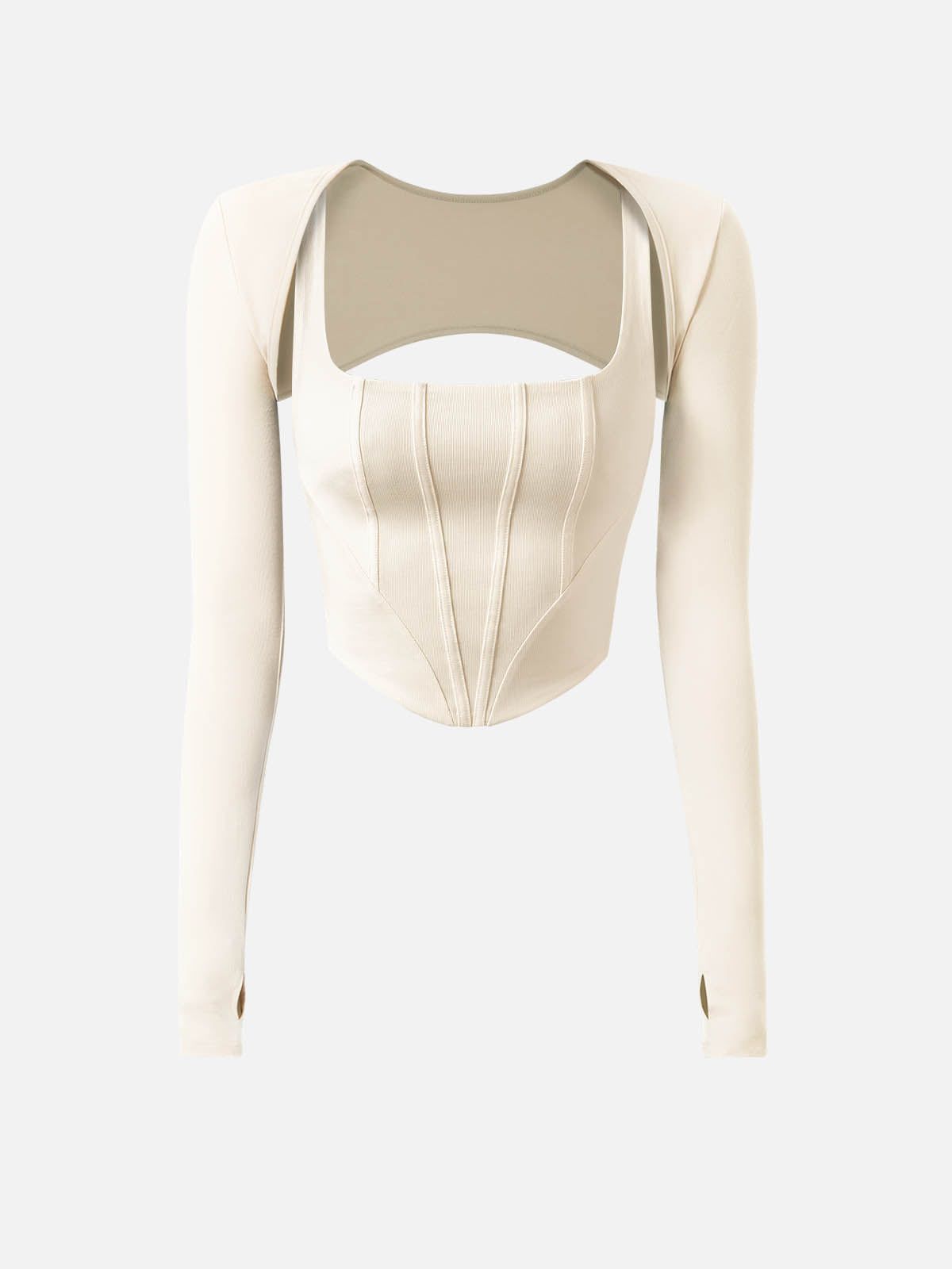 IcyAir® Cooling Attractive Shrug & Curved Hem Corset Tank-2Pcs Set sold by ogl move