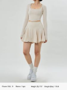 IcyAir® Cooling Attractive Shrug & Curved Hem Corset Tank-2Pcs Set sold by ogl move