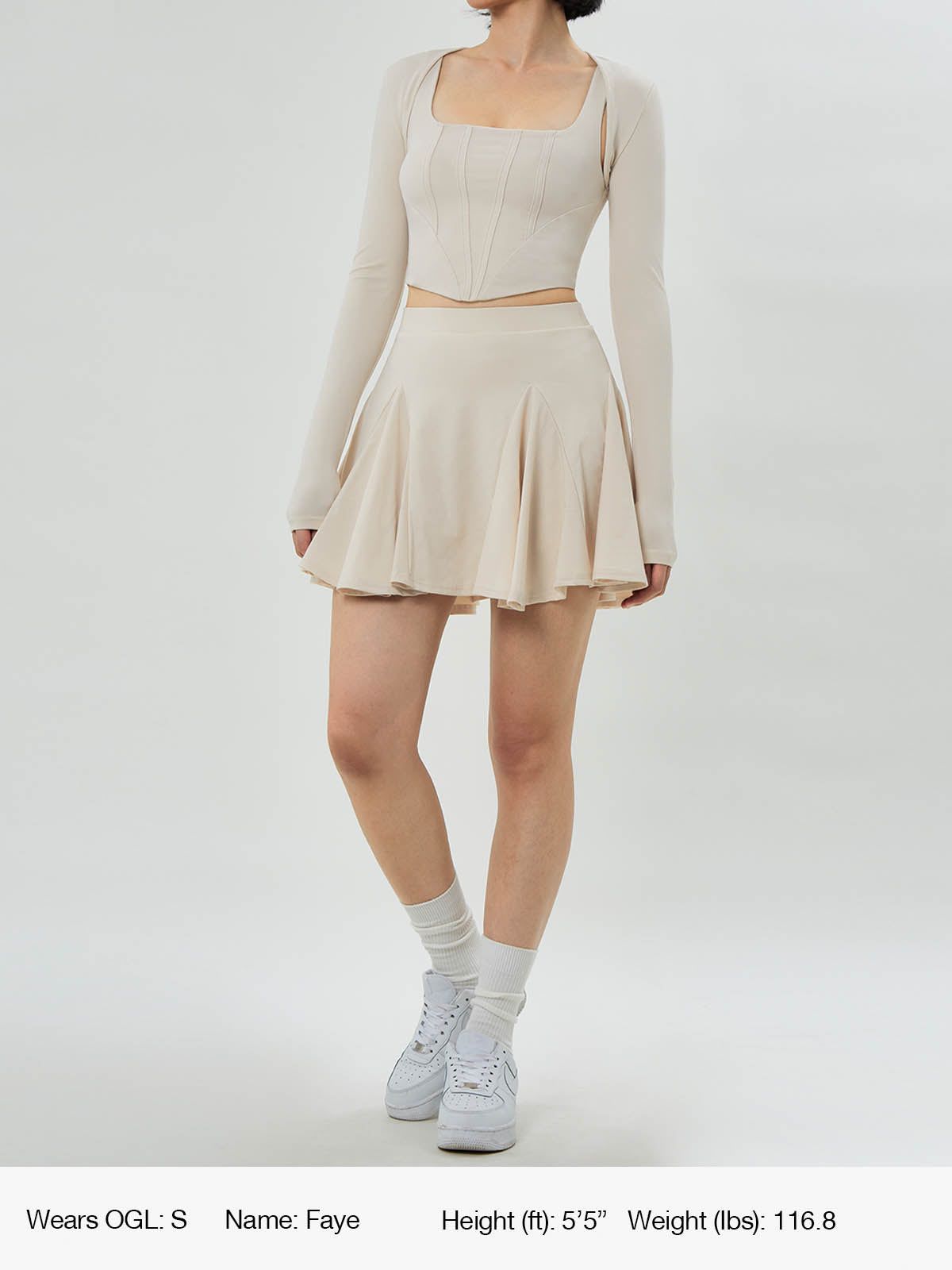 IcyAir® Cooling Attractive Shrug & Curved Hem Corset Tank-2Pcs Set sold by ogl move product image thumbnail 2