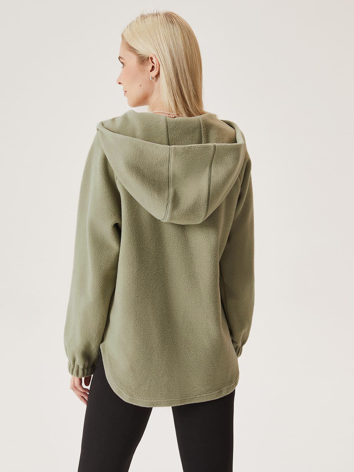 Polar Fleece Half-Zip Hooded Sweatshirt sold by ogl move product image thumbnail 7