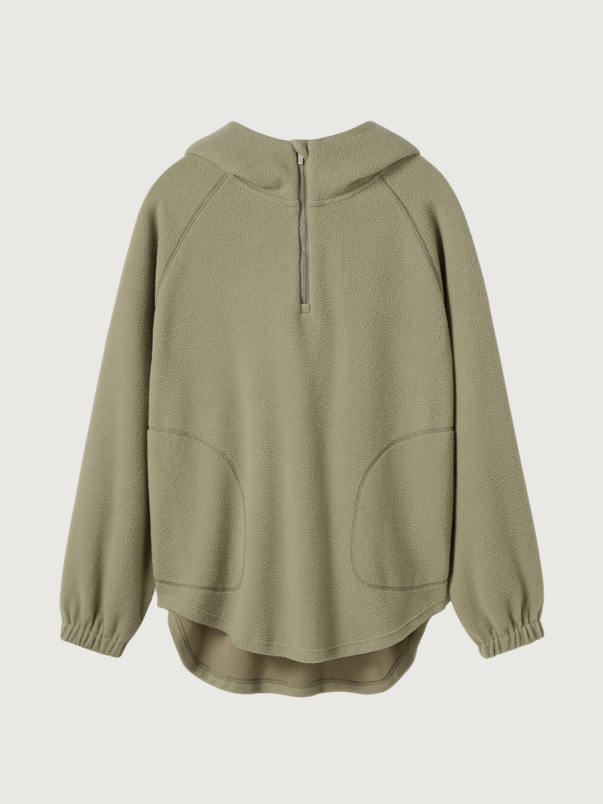 Polar Fleece Half-Zip Hooded Sweatshirt sold by ogl move product image thumbnail 3