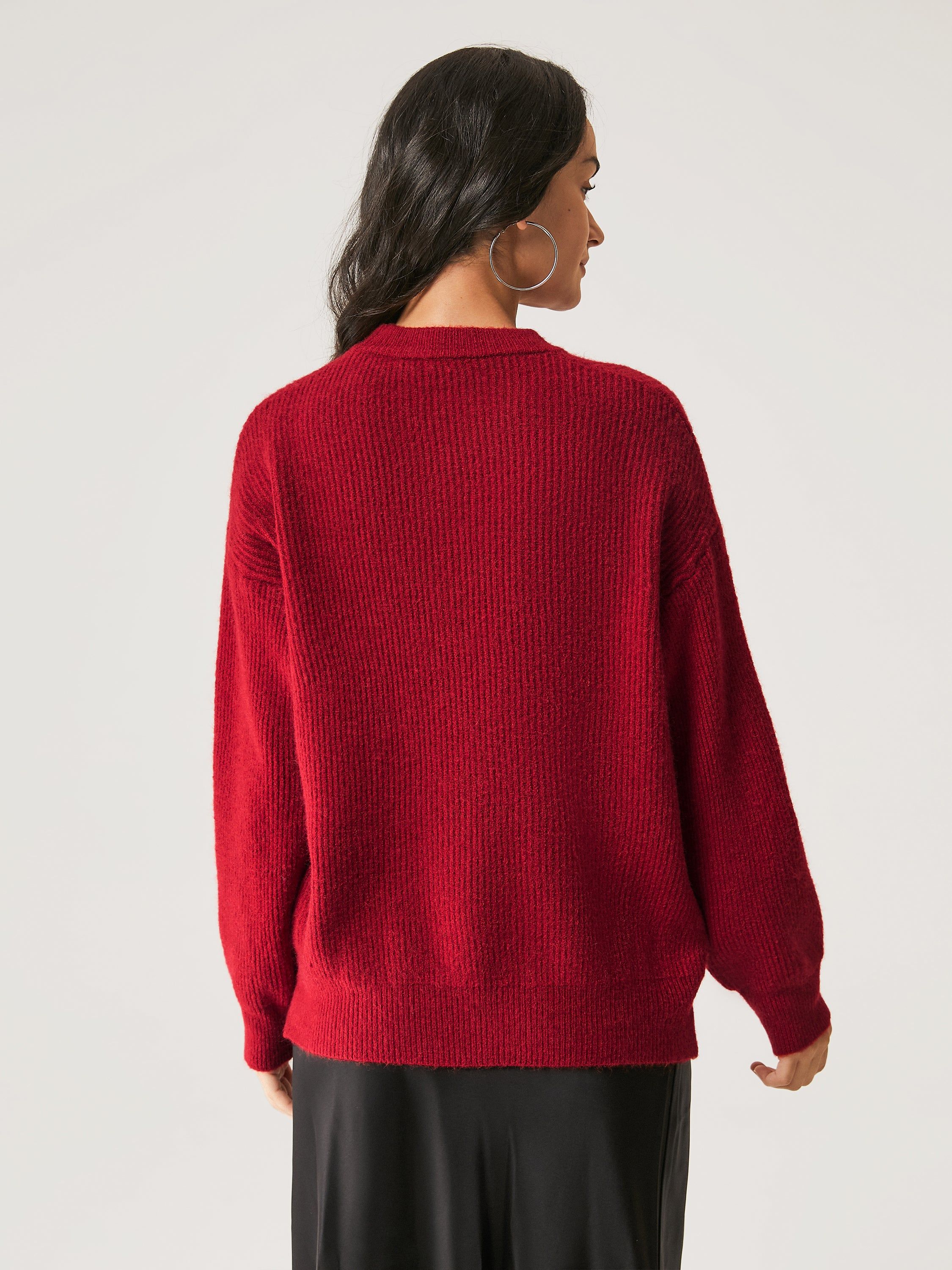 Drop Shoulder Crew Neck Sweater sold by ogl move product image thumbnail 6