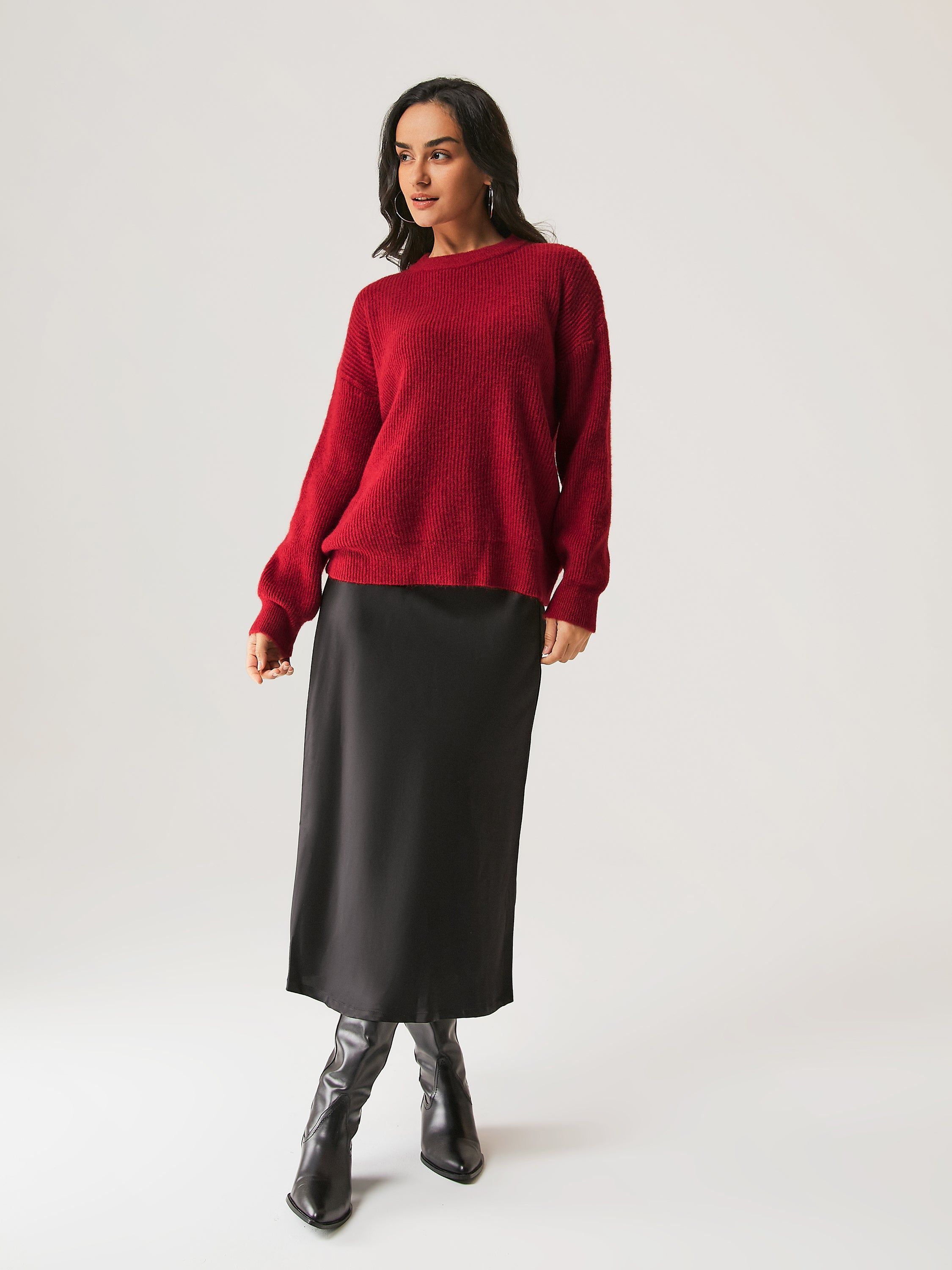 Drop Shoulder Crew Neck Sweater sold by ogl move product image thumbnail 3