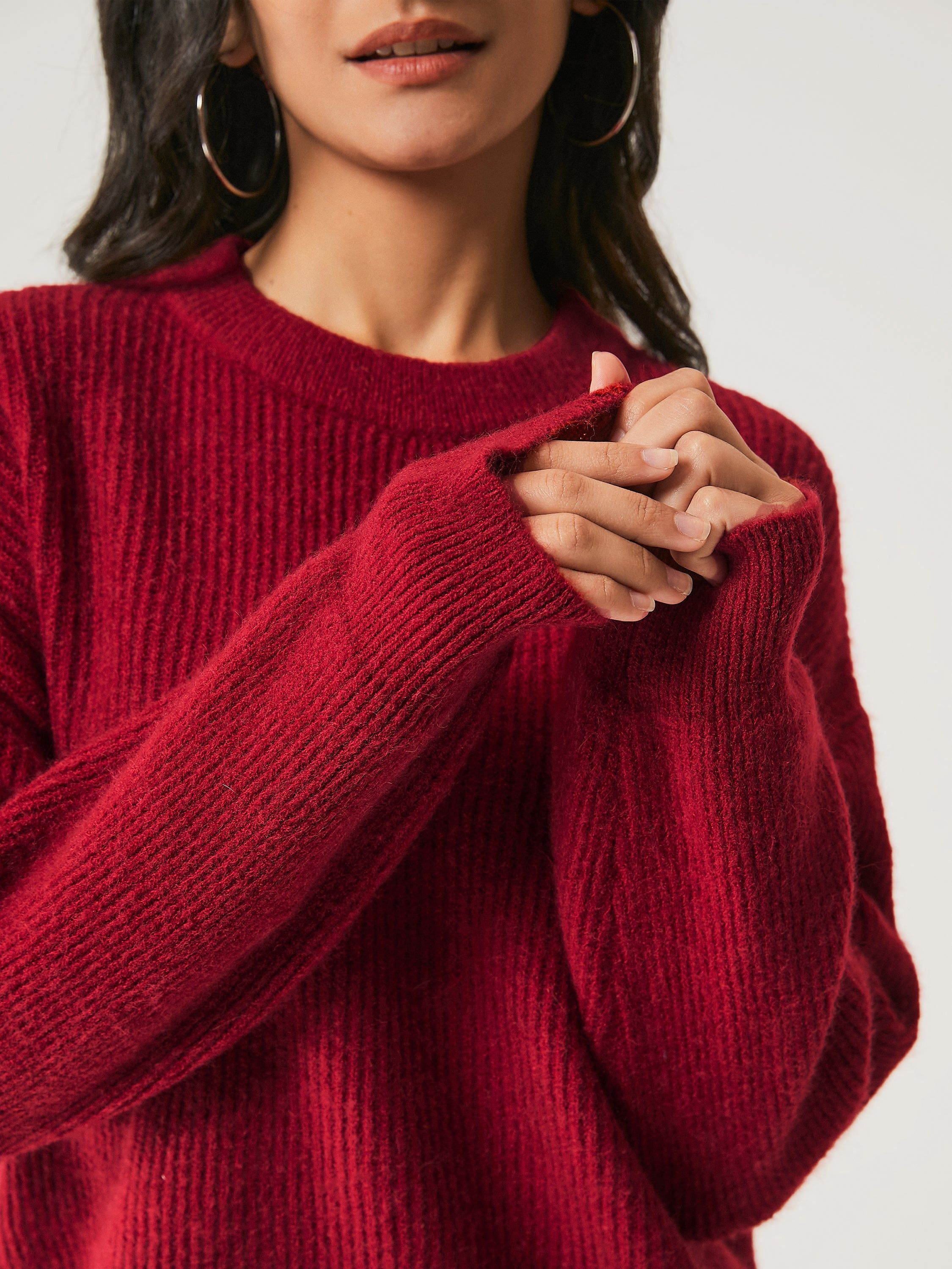 Drop Shoulder Crew Neck Sweater sold by ogl move product image thumbnail 5