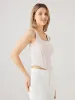 Squareneck Corset Seaming Cropped Tank Top sold by ogl move