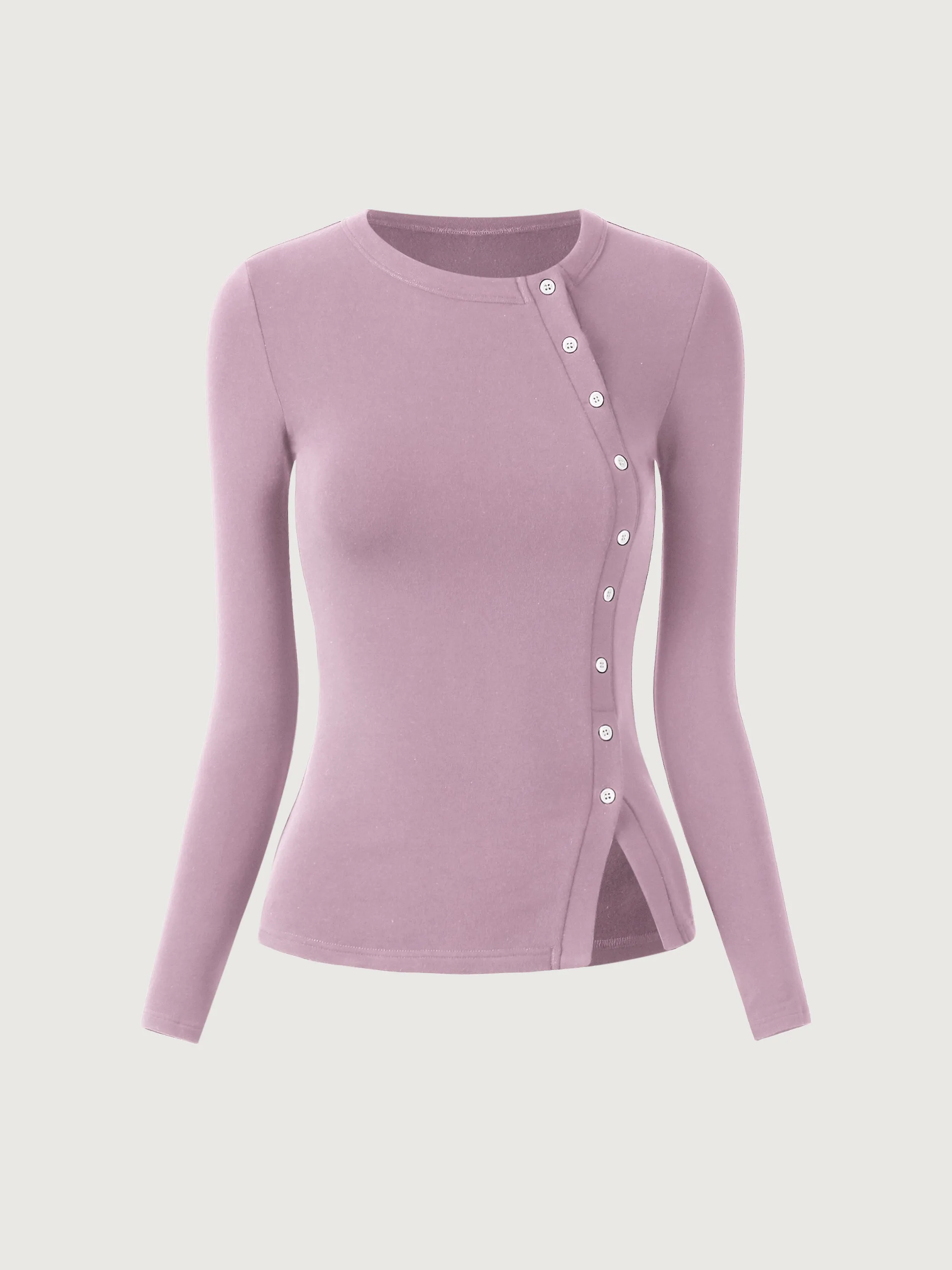 Asymmetrical Placket Top sold by OGLmove