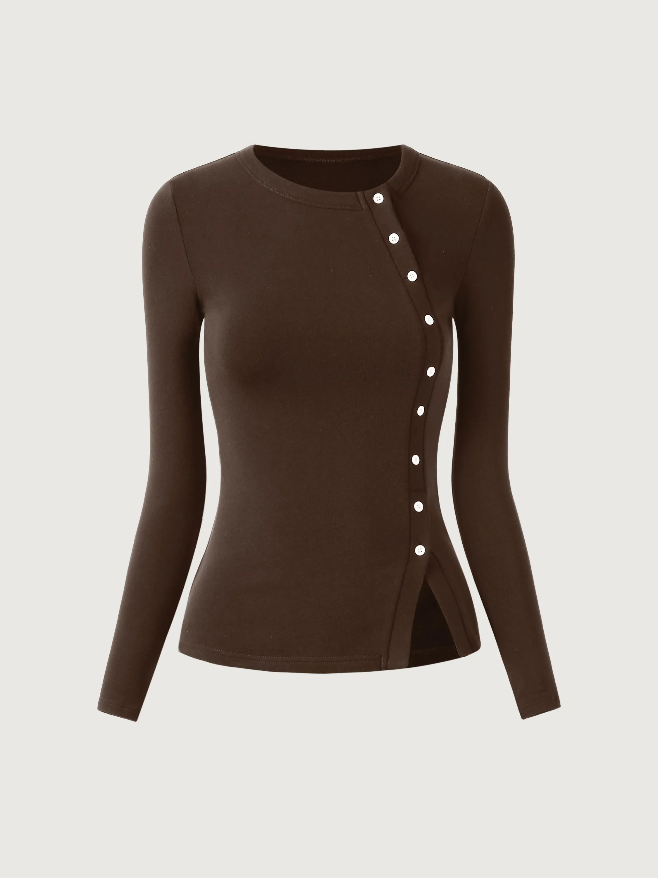 Asymmetrical Placket Top sold by OGLmove product image thumbnail 2