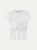 Lace Rib 2-In-1 Puff Sleeve Top sold by ogl move