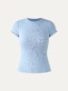 Lace Rib 2-In-1 Puff Sleeve Top sold by ogl move