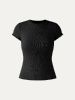 Lace Rib 2-In-1 Puff Sleeve Top sold by ogl move