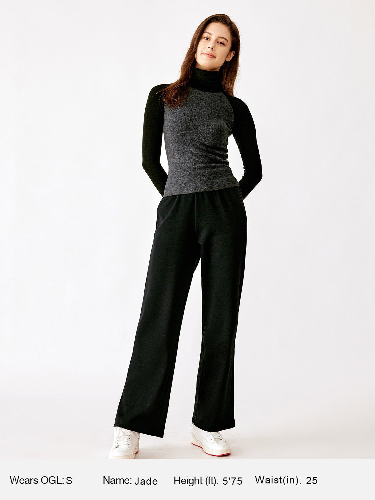 Eco-Mousse® Colorblock Raglan Sleeve Turtleneck Top sold by ogl move product image thumbnail 6