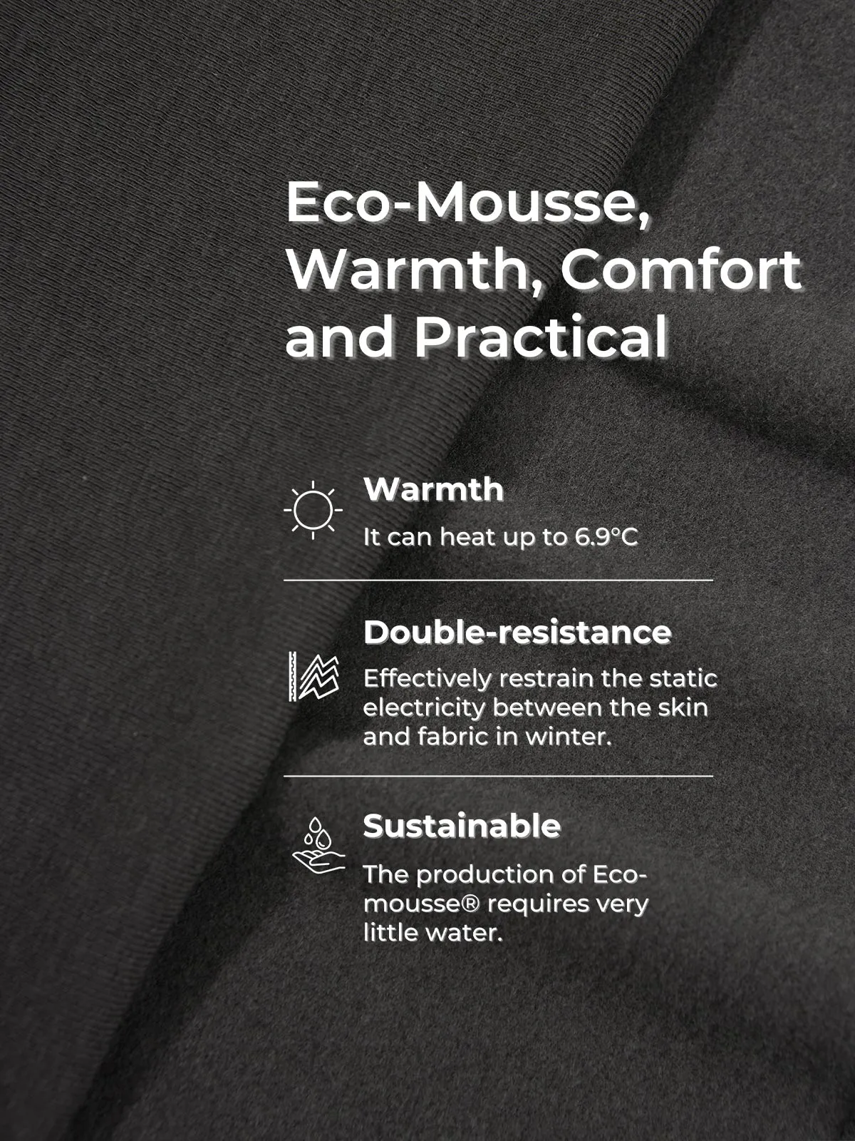 Eco-Mousse® Mock Neck T-Shirt for Men sold by ogl move product image thumbnail 5