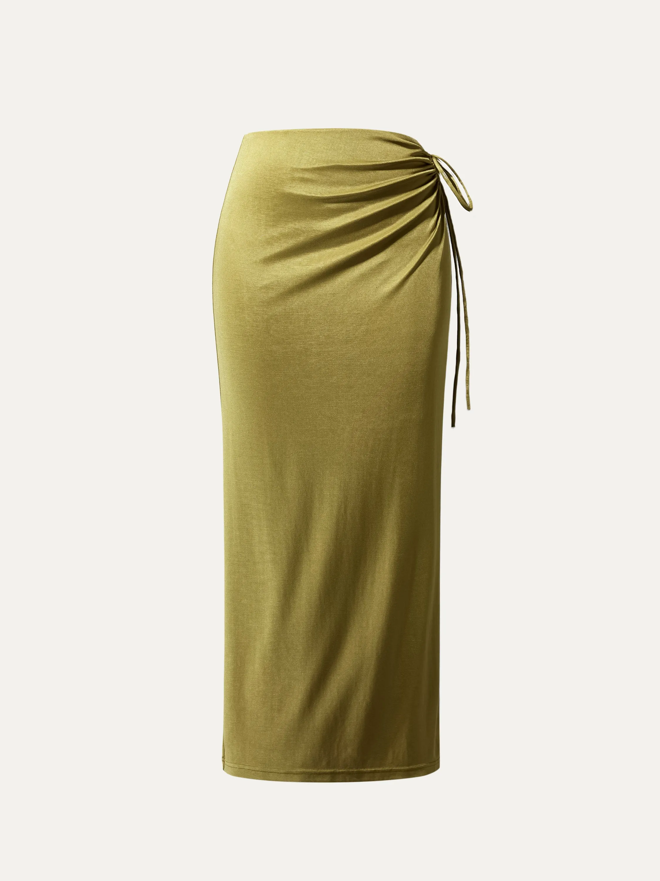 Silk-Like Acetate Irisa Midi Skirt sold by ogl move product image thumbnail 2