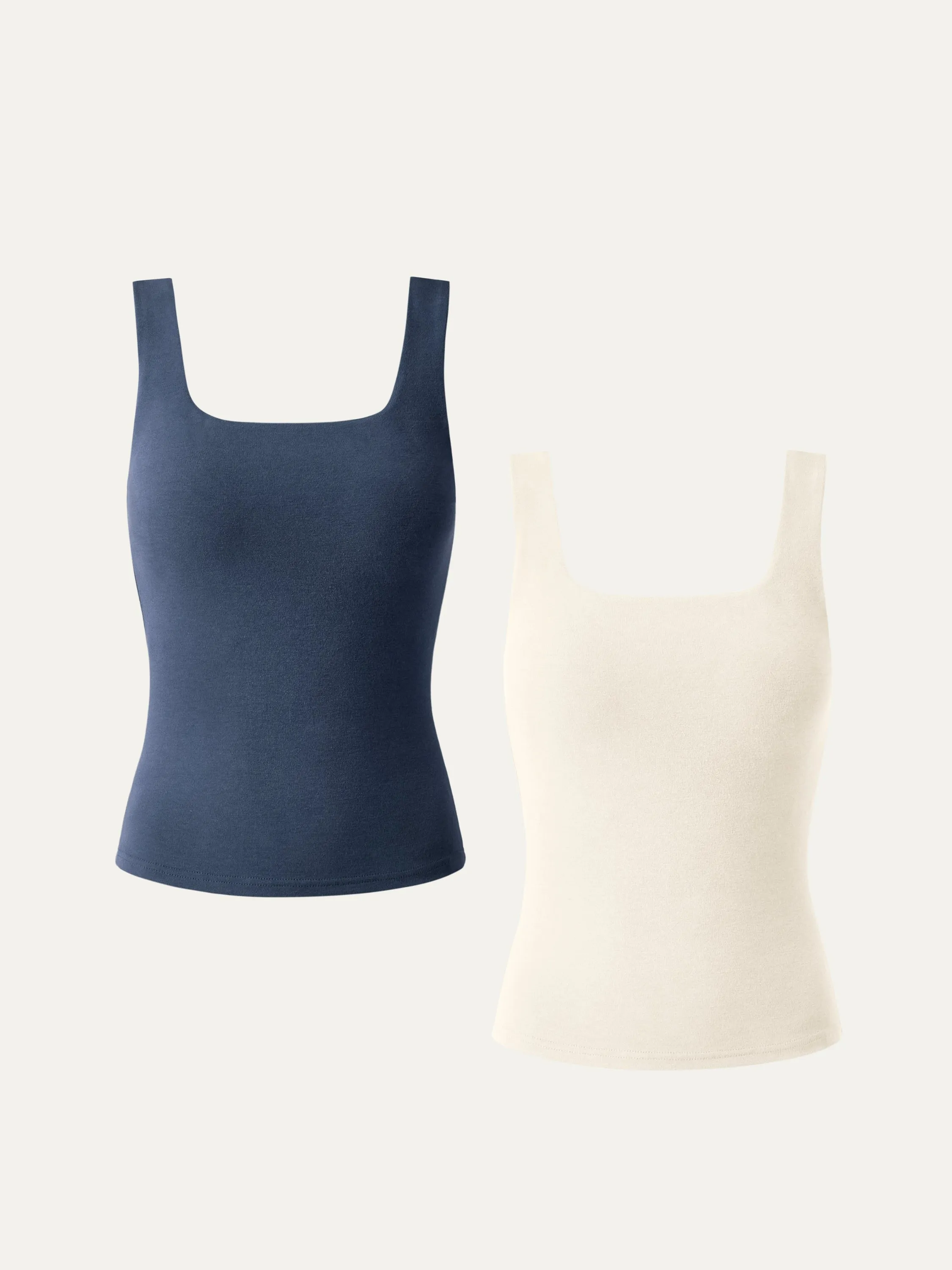 2Pcs Set Tuckable Soft Brushed Brami Tank sold by ogl move product image thumbnail 2