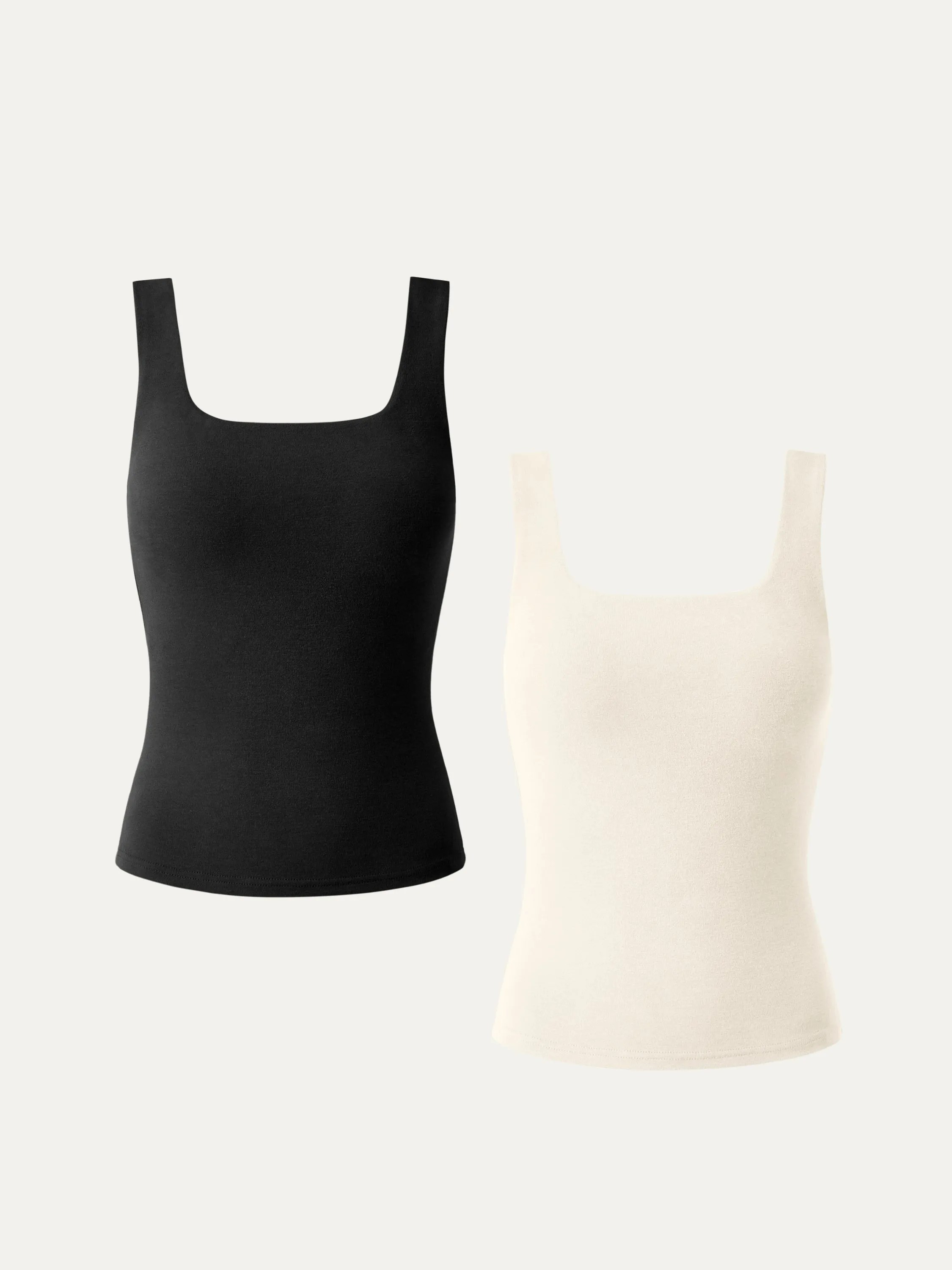 2Pcs Set Tuckable Soft Brushed Brami Tank sold by ogl move product image thumbnail 4