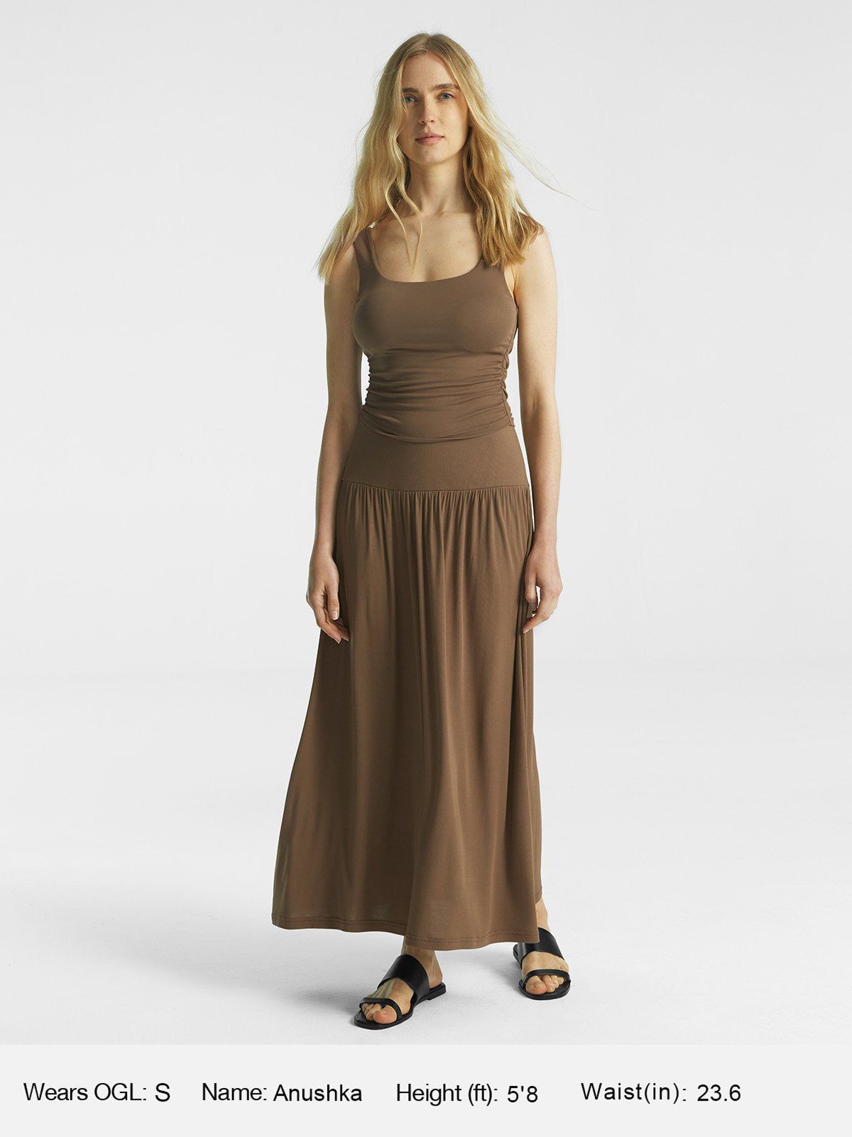Eco-SkinKiss® Ruched Maxi Skirt sold by ogl move product image thumbnail 3
