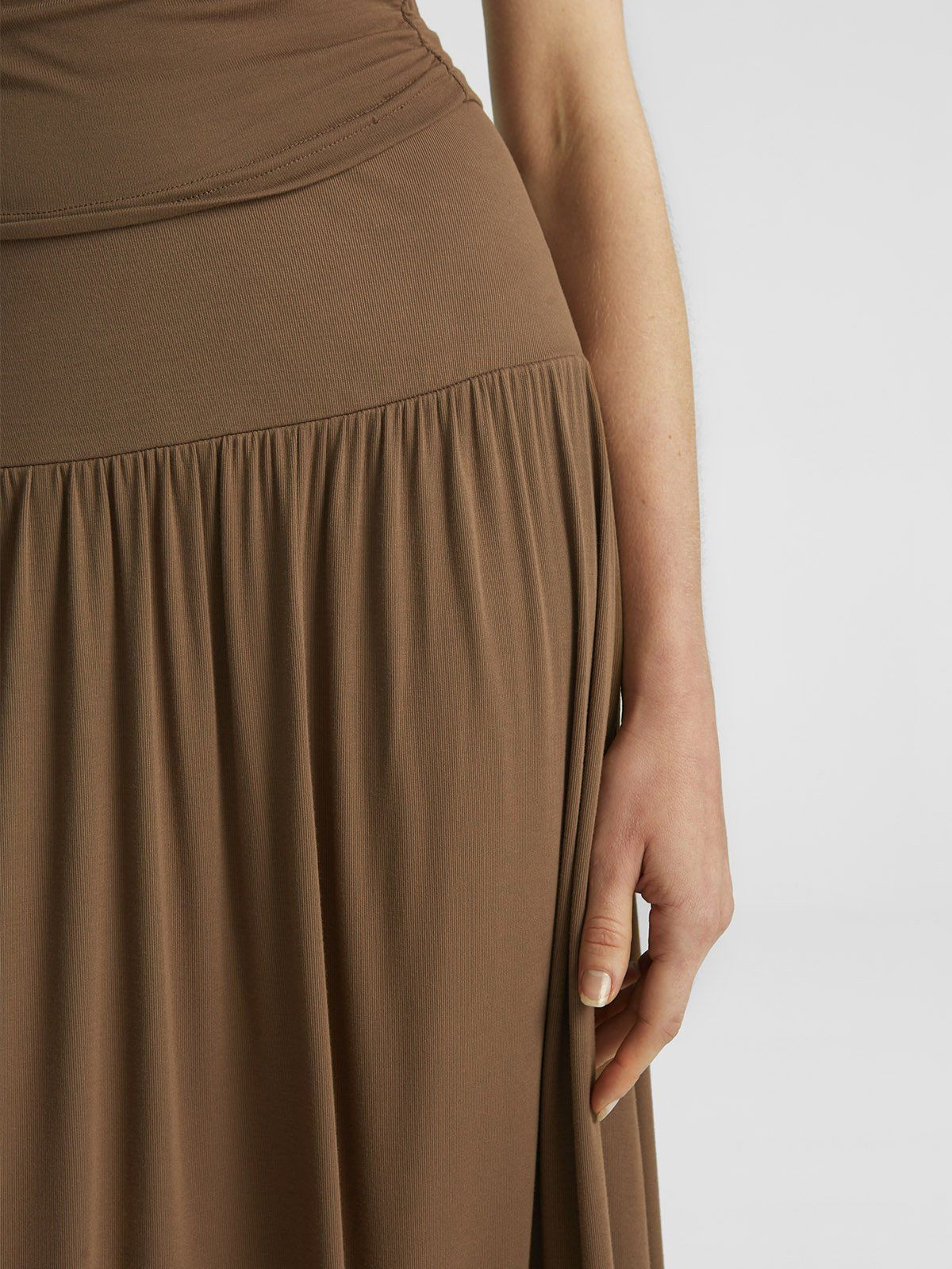 Eco-SkinKiss® Ruched Maxi Skirt sold by ogl move product image thumbnail 6