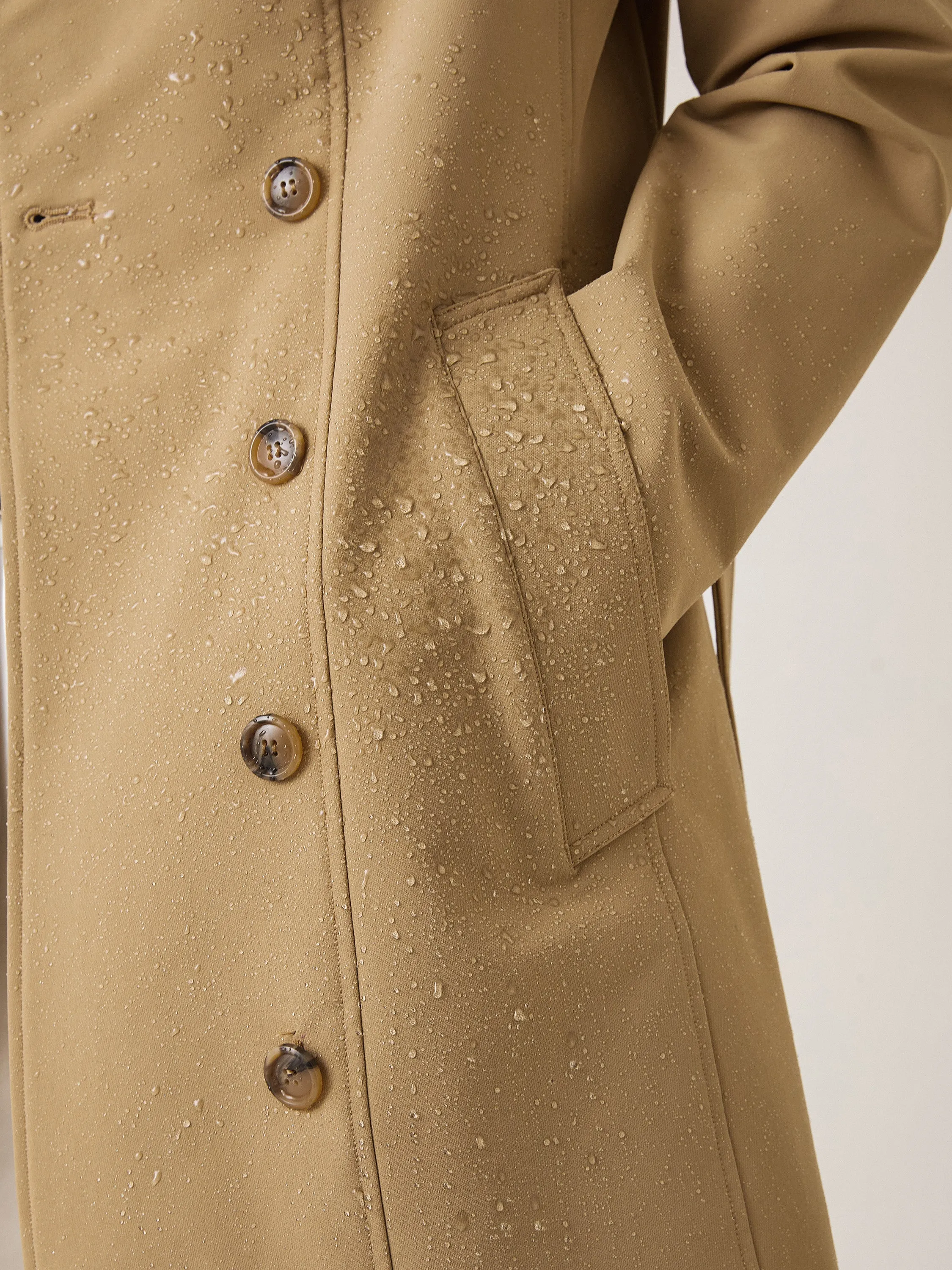 Matte Water-Repellent Trench Coat sold by ogl move product image thumbnail 5