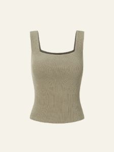 Velvety Touch Square Neck Wide Rib Brami Tank sold by ogl move