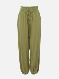 Smocked Flatter-Waist Jogger sold by ogl move