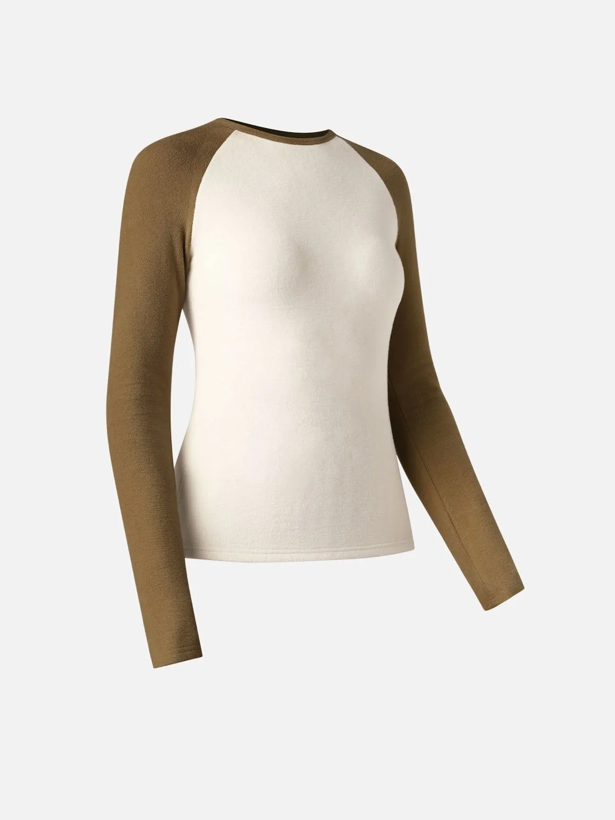 Thermal Raglan Sleeve Hip Length Top sold by ogl move product image thumbnail 3