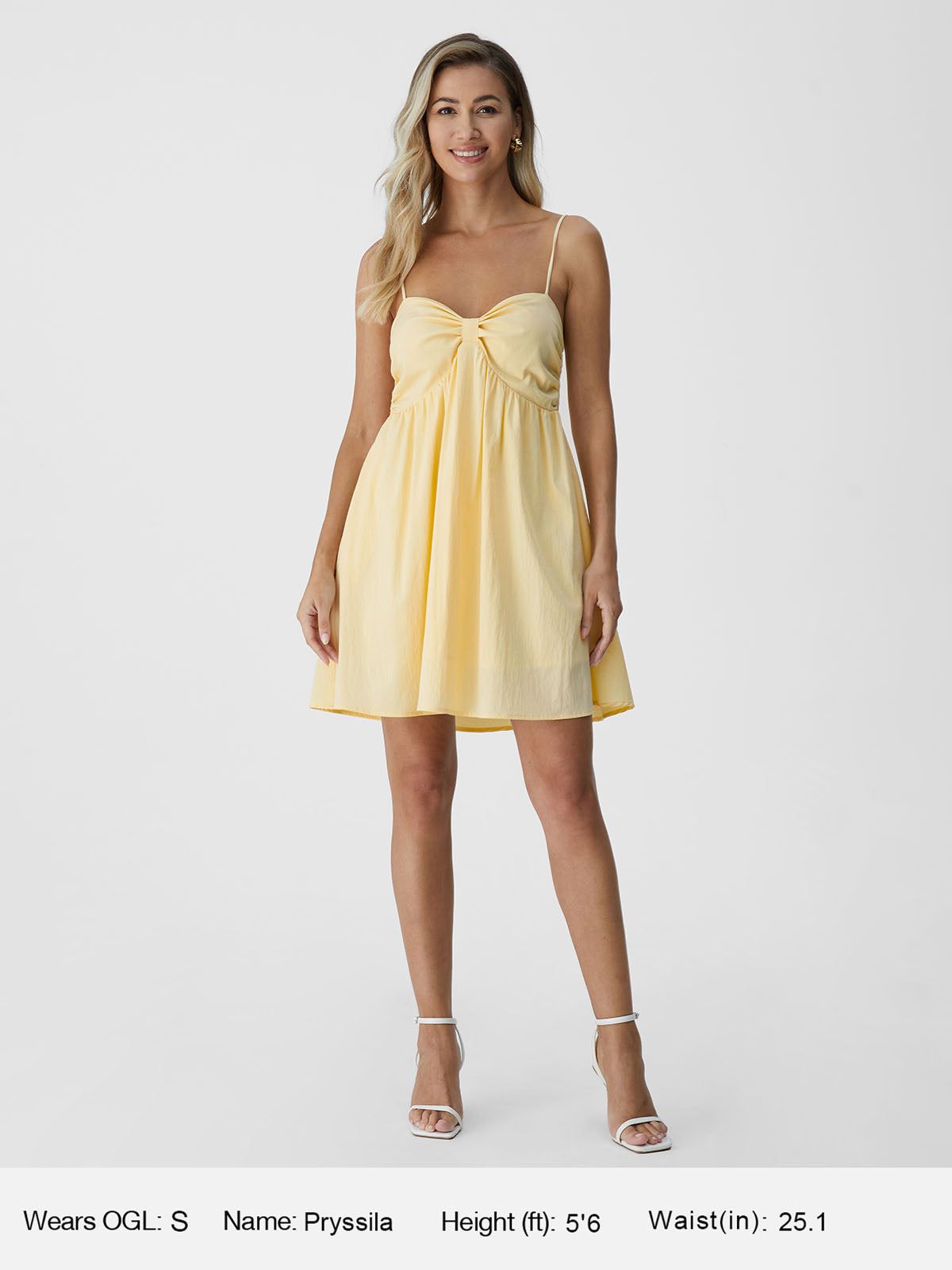 Sweetheart Bow Babydoll Mini Dress sold by ogl move product image thumbnail 3