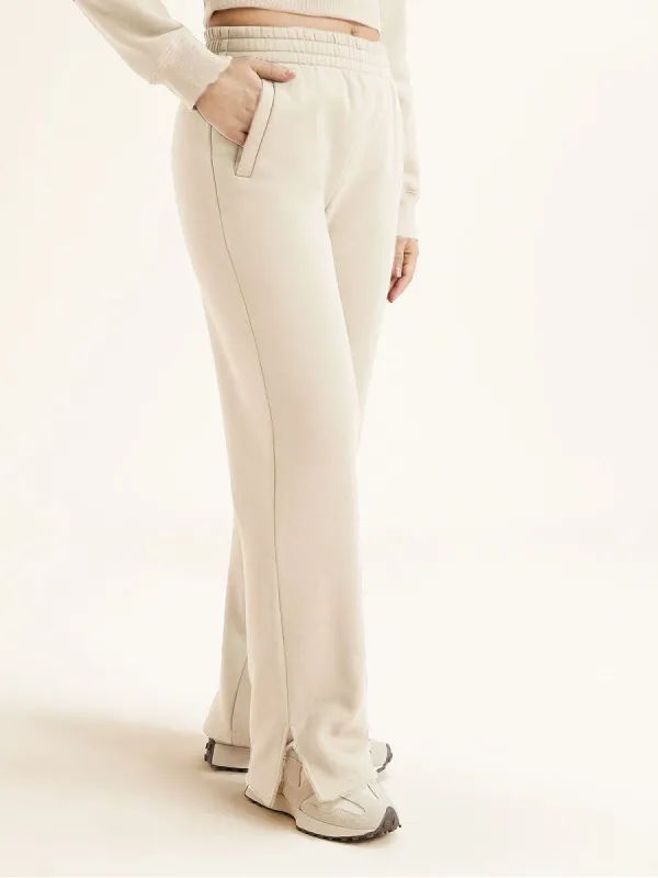 Ultrasoft Fleece Split-Hem High-Rise Pant made by OGLmove