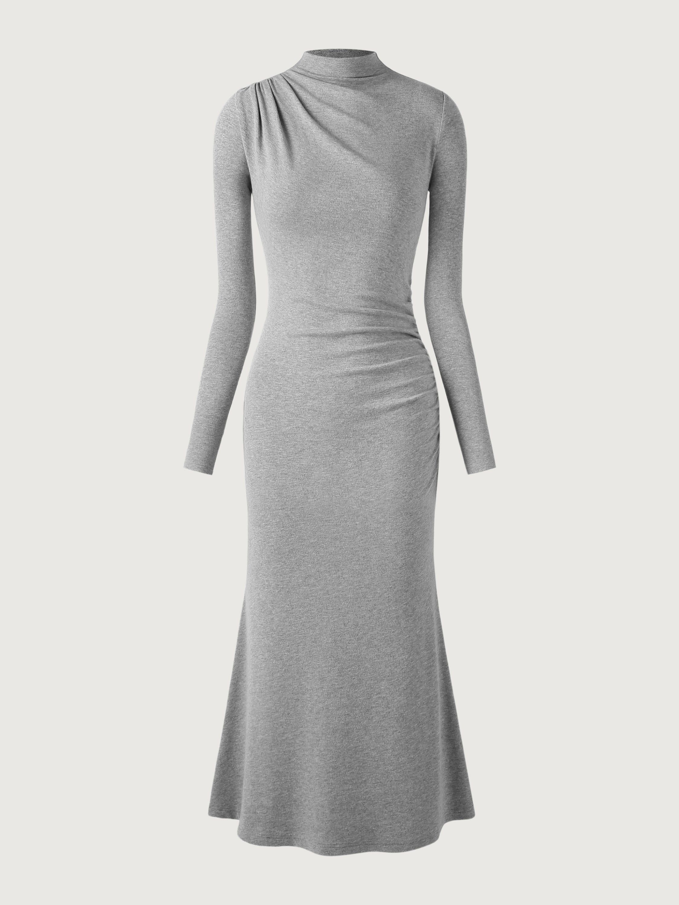 Eco-Mousse® 2.0 Goddess Mockneck Midi Dress sold by ogl move product image thumbnail 2