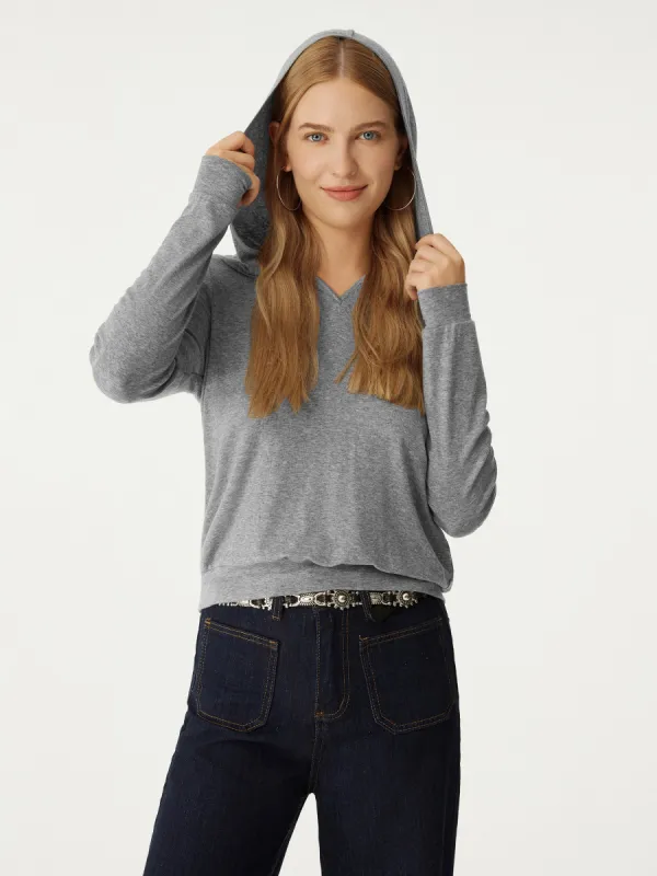 Wool Hooded Relaxing Top sold by ogl move